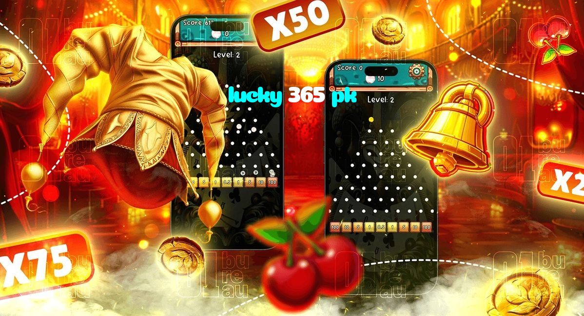 lucky 365 pk casino presented on mobile device in Pakistan with slots and live games
